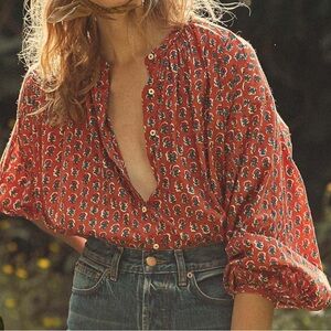 Doen Jane Blouse in Calico Canyon